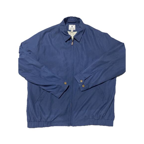 Peter Millar Jacket Mens Extra Large Blue Classic Golf Pinstripe Lining Stretch